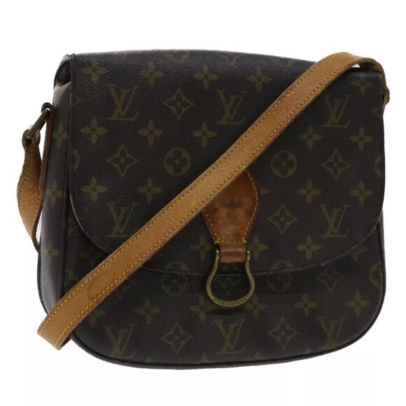 LOUIS VUITTON Monogram Saint Cloud GM Shoulder Bag M51242 LV Auth th3921 - Picture 1 of 16